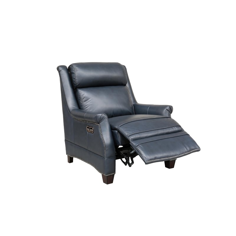 Barcalounger Warrendale Power Recliner w/Power Head Rest in Shoreham Blue