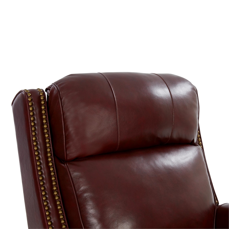 Barcalounger Blair Big & Tall Power Recliner w/Power Head Rest Marisol Cabernet