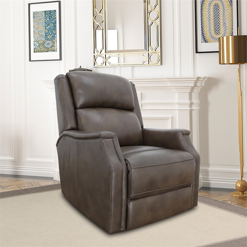 Barcalounger Conrad Big & Tall Power Recliner w/Head Rest & Lumbar in Mousse