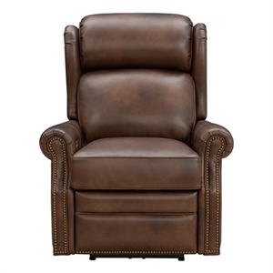 Barcalounger Gabby Power Recliner w/Head Rest & Lumbar in Worthington Cognac