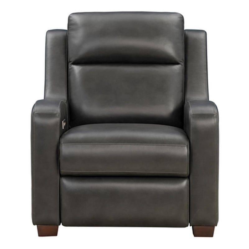 Barcalounger Ayden Power Recliner in Elway Dark Gray