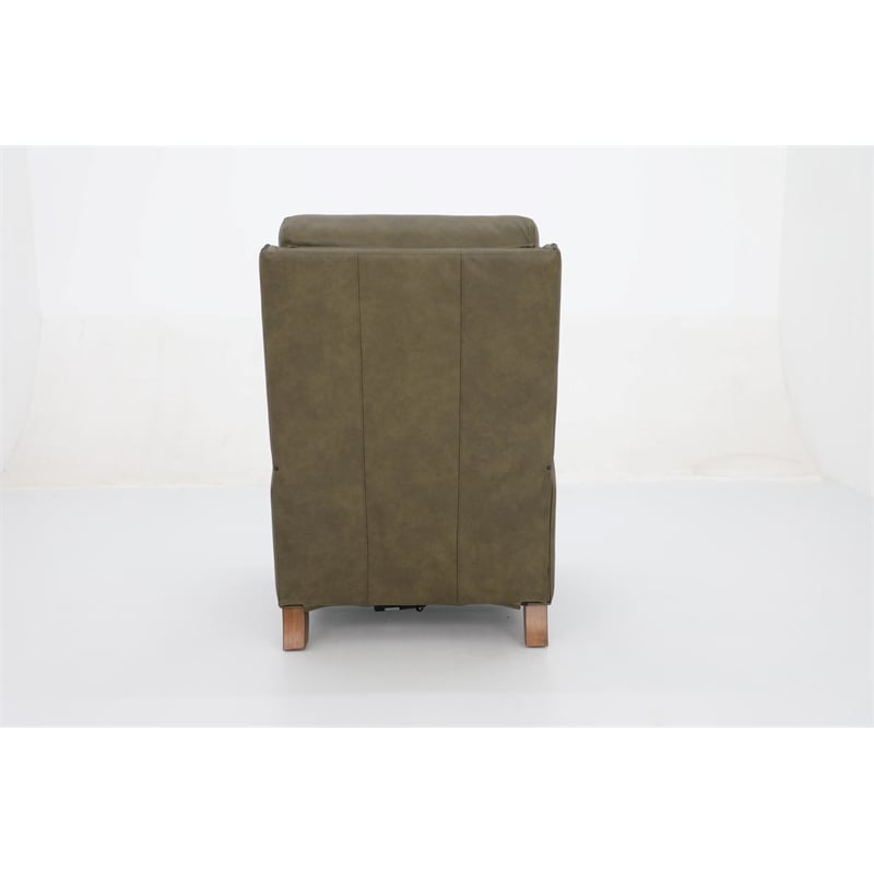 Barcalounger Anaheim Power Recliner w/ Head Rest & Lumbar in Oasis Olive