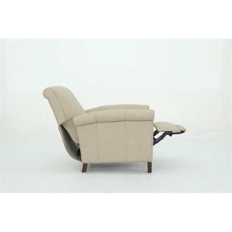 Barcalounger Phoebe Push Thru The Arms Recliner in Cashmere Stone