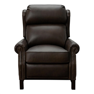 Barcalounger Thornfield Push Thru The Arms Recliner in Ashford Walnut