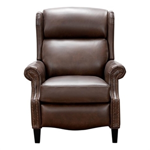 Barcalounger Philadelphia Power Recliner w/Head Rest & Lumbar in Ashford Walnut