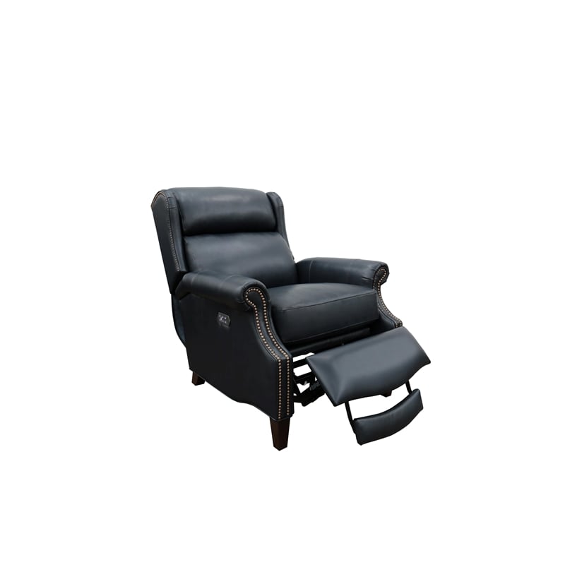 Barcalounger Philadelphia Power Recliner w/Head Rest & Lumbar in Shoreham Blue