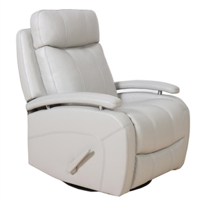 Barcalounger Duffy Swivel Glider Recliner in Gable Dove