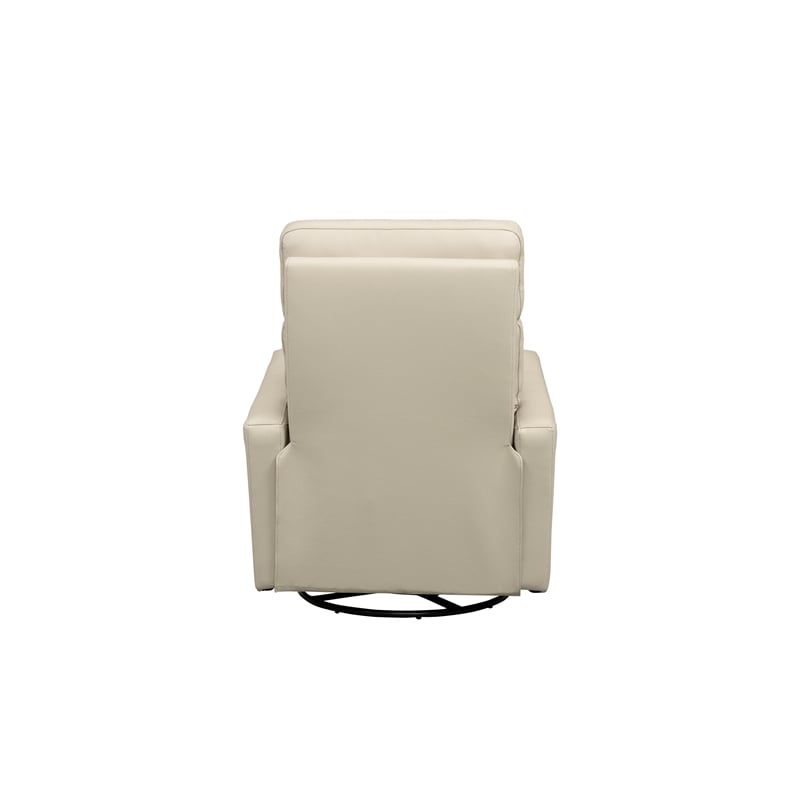 Barcalounger Jordan Power Swivel Glider Recliner w/ Head Rest in Gable Dove