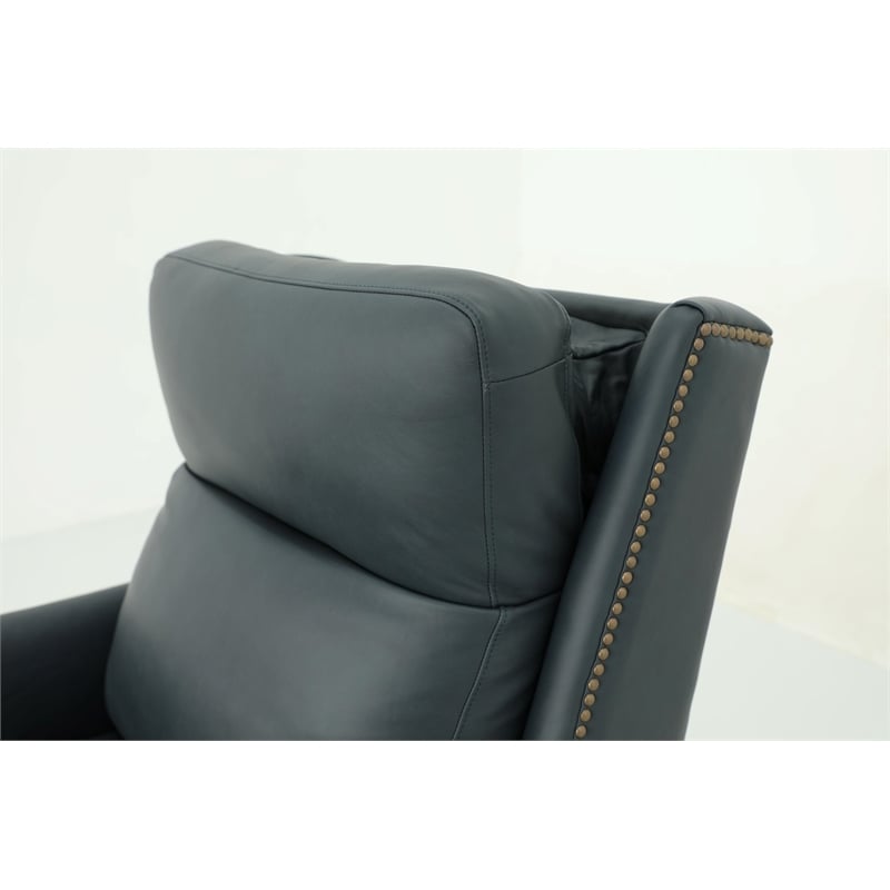 Barcalounger Charlotte Power Recliner w/Power Head Rest in Santa Fe Ocean