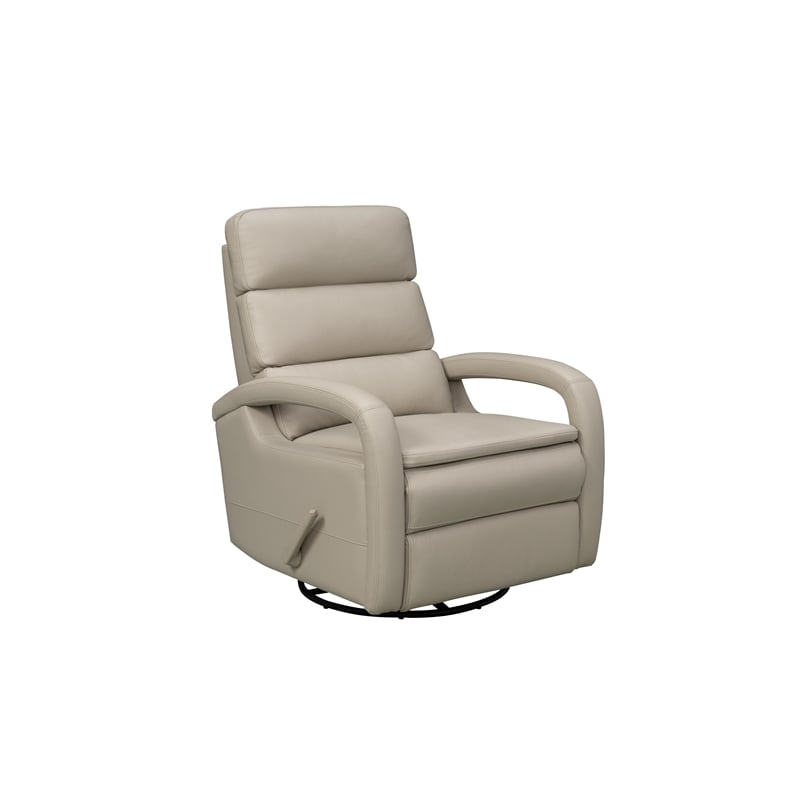 Barcalounger Nick Recliner Swivel Glider in Gable Dove