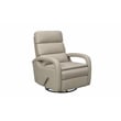 Barcalounger Nick Recliner Swivel Glider in Gable Dove