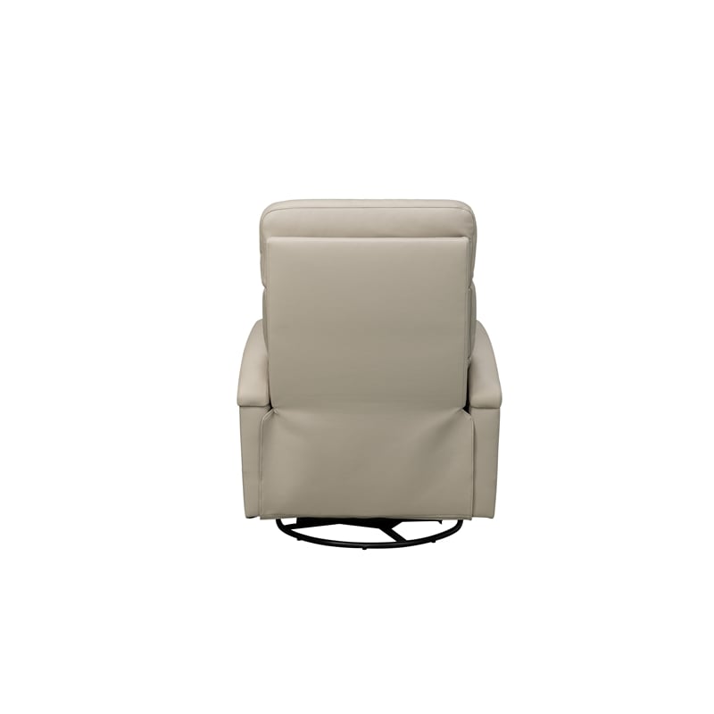 Barcalounger Nick Recliner Swivel Glider in Gable Dove
