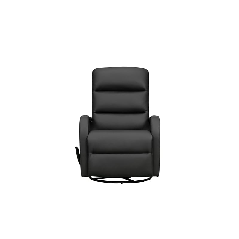 Barcalounger Sandhill Swivel Glider Recliner in Troy Onyx