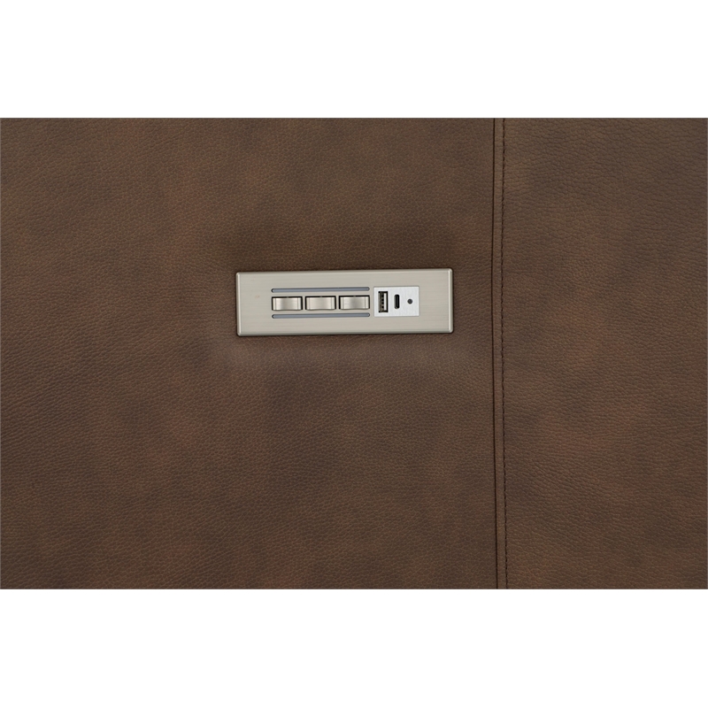 Barcalounger James Zero Gravity Power Recliner in Oasis Walnut