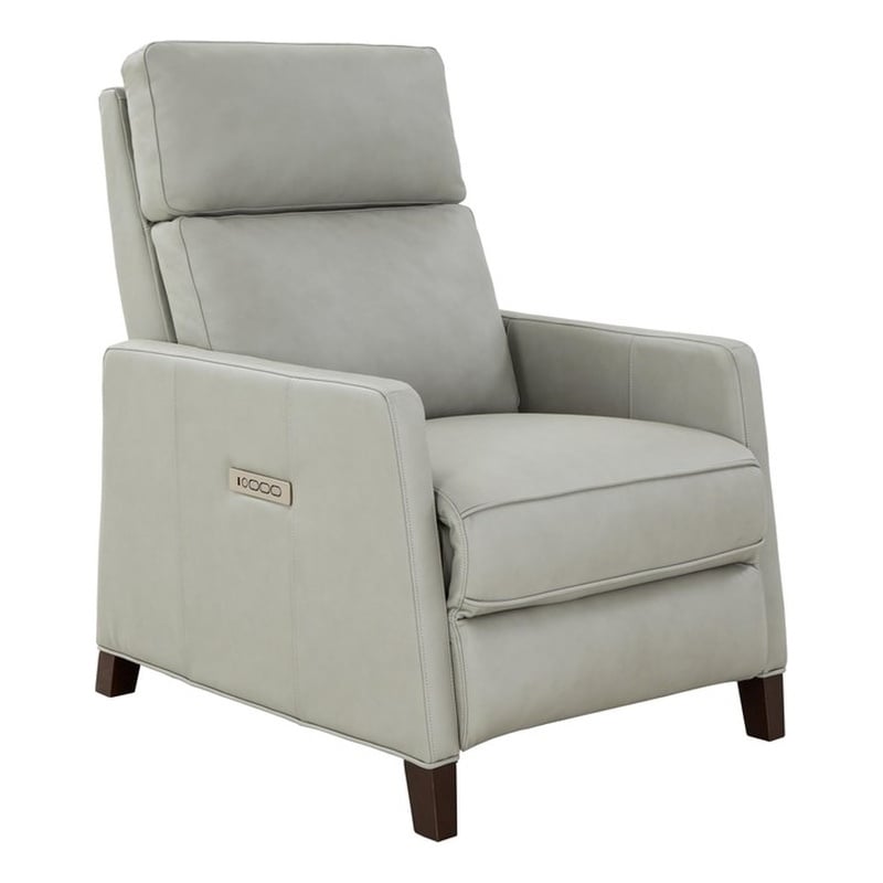 Barcalounger James Zero Gravity Power Recliner in Corbett Chromium