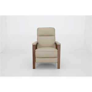 Barcalounger Ashland Push Thru The Arms Recliner in Cashmere Stone