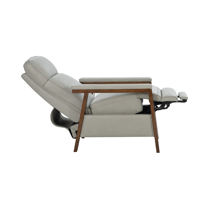 Barcalounger Ashland Push Thru The Arms Recliner in Corbett Chromium