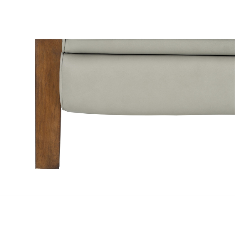 Barcalounger Ashland Push Thru The Arms Recliner in Corbett Chromium