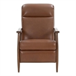 Barcalounger Hampton Push Thru The Arms Recliner in Colchester Bitters