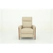 Barcalounger Lewiston Push Thru The Arms Recliner in Cashmere Stone