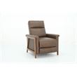 Barcalounger Lewiston Push Thru The Arms Recliner in Oasis Walnut