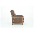 Barcalounger Lewiston Push Thru The Arms Recliner in Oasis Walnut