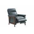 Barcalounger Lewiston Push Thru The Arms Recliner in Roma Bluegray