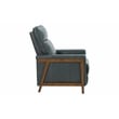 Barcalounger Lewiston Push Thru The Arms Recliner in Roma Bluegray