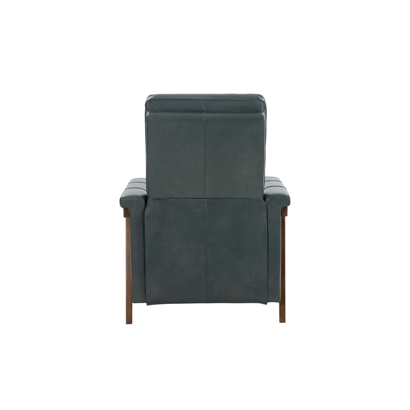 Barcalounger Lewiston Push Thru The Arms Recliner in Roma Bluegray