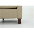 Barcalounger Fairview Push Thru The Arms Recliner in Cashmere Stone