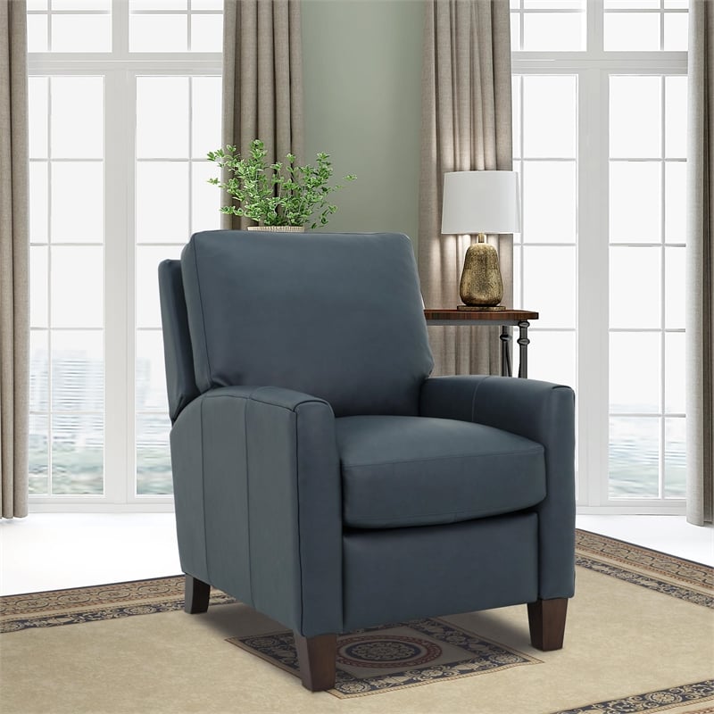 Barcalounger Fremont Push Thru The Arms Recliner in Santa Fe Ocean
