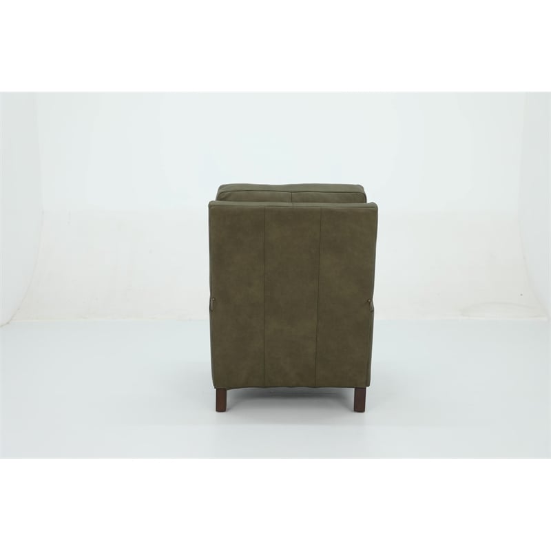 Barcalounger Fremont Push Thru The Arms Recliner in Oasis Olive