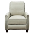 Barcalounger Melrose Push Thru The Arms Recliner in Shoreham Cream