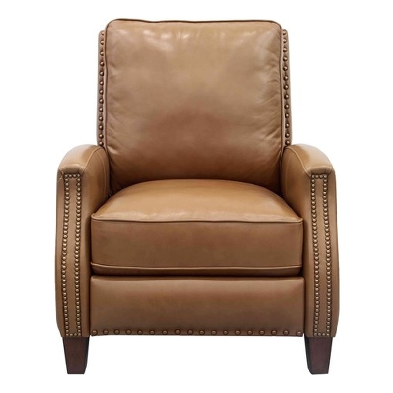 Barcalounger Melrose Push Thru The Arms Recliner in Shoreham Ponytail