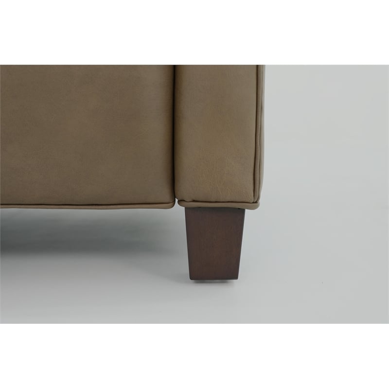 Barcalounger Nixon Push Thru The Arms Recliner in Cashmere Taupe