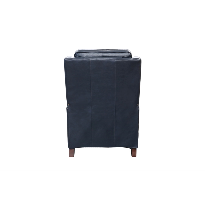 Barcalounger Nixon Push Thru The Arms Recliner in Shoreham Blue