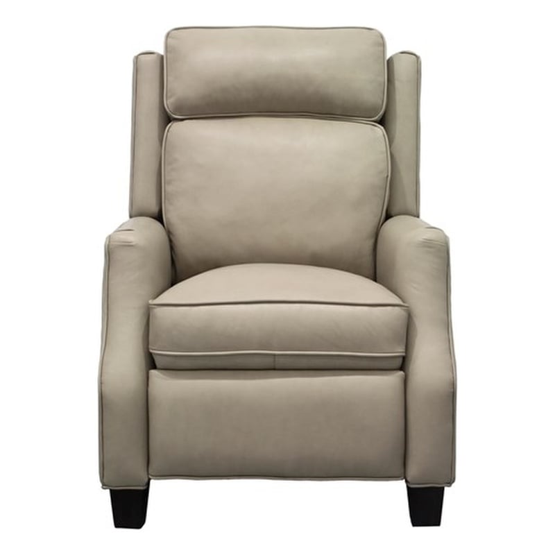 Barcalounger Nixon Push Thru The Arms Recliner in Shoreham Cream