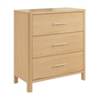 Vera 3 Drawer Dresser in Beige