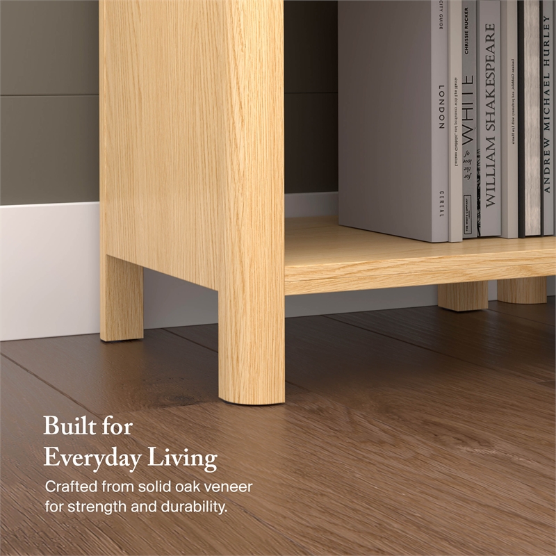 Bush Home Vera Nightstand with Drawer - Set of 2 - Premium Wood Materials