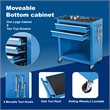 Auro Nest Home Tool Chest 8-Drawer Rolling Tool Storage Cabinet in Blue