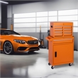Auro Nest Home Tool Chest 5-Drawer Rolling Tool Storage Cabinet in Orange