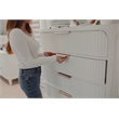 Finn & Louise Montauk 5-Drawer Solidwood Chest in White