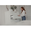 Finn & Louise Montauk 5-Drawer Solidwood Chest in White