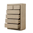 Finn & Louise Hyde Park 5 Drawer Solidwood Chest in Tan Natural
