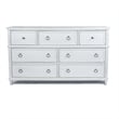 Finn & Louise Point Breeze 7 Drawer Dresser in White & Soft Grey Glaze