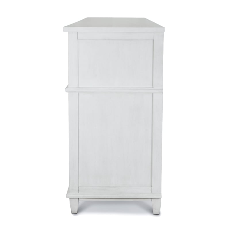Finn & Louise Point Breeze 7 Drawer Dresser in White & Soft Grey Glaze