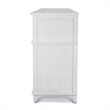 Finn & Louise Point Breeze 7 Drawer Dresser in White & Soft Grey Glaze