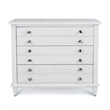 Finn & Louise Point Breeze 3 Drawer Chest in White/Soft Grey Glaze