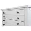Finn & Louise Point Breeze 3 Drawer Chest in White/Soft Grey Glaze