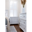 Finn & Louise Point Breeze 3 Drawer Chest in White/Soft Grey Glaze